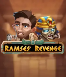 Откройте для себя секреты древнего Египта с Ramses Revenge от Relax Gaming баннер. Демонстрируя захватывающие игровой процесс и привлекательные функции.